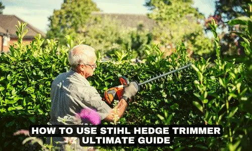 HOW TO USE STIHL HEDGE TRIMMER ULTIMATE GUIDE